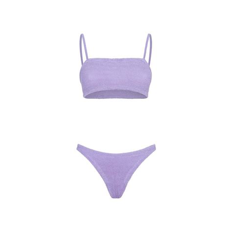 Hunza G Purple Bikini Top Products Editorialist