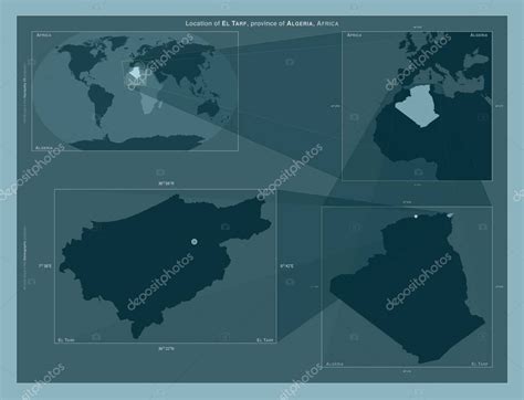 El Tarf Provincia De Argelia Diagrama Que Muestra La Ubicaci N De La