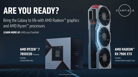 AMD Unveils Limited Edition Starfield Radeon and Ryzen Models