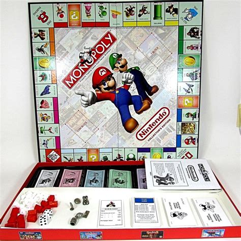 Nintendo Mario Monopoly Board Game Collector's Edition with Pewter Tokens | #1902857931