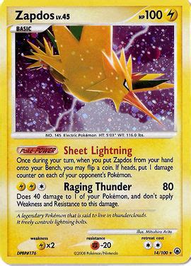 Zapdos Majestic Dawn 14 Bulbapedia the community driven Pokémon