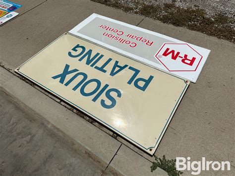 Vintage Business Signs BigIron Auctions