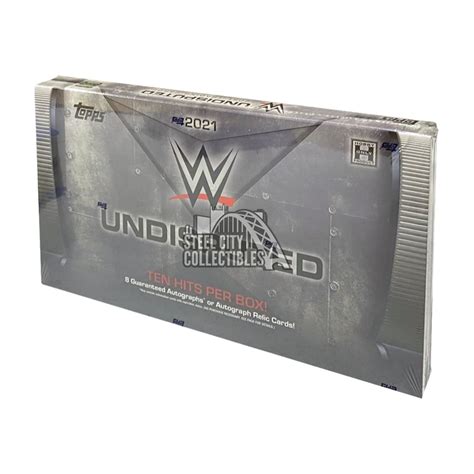 Topps Wwe Undisputed Wrestling Hobby Box Steel City Collectibles