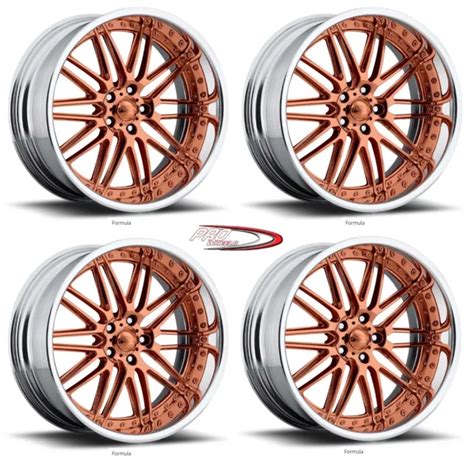 Pro Forged Billet Wheels Rims Formula Rose Gold Line Custom