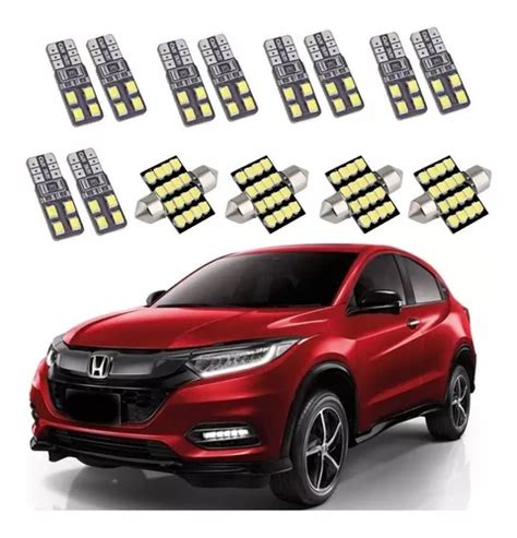 Kit Lâmpadas Led Hrv Interior Teto Quebra sol Malas Placa MercadoLivre