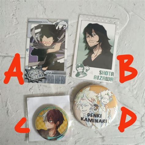 Jual Official Merch My Hero Academia Card Aizawa Pin Todoroki Denki