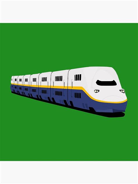 E4 Series Shinkansen Bullet Train Tokyo Japan Poster By