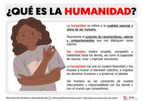 Qu Es La Humanidad