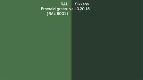 Emerald Green Ral Vs Sikkens L Side By Side Comparison