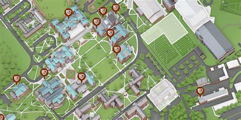 Wake Forest University Campus Map