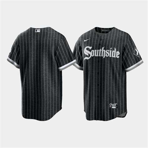 Mens Chicago White Sox Black 2021 City Connect Replica Jersey Aresbest