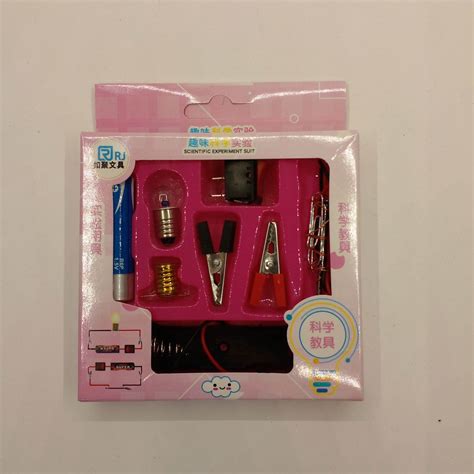 Diy Conductor Science Experiment kids Lab Light Bulb & Fan Set