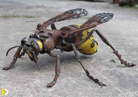 Of The Most Creative Scrap Metal Sculptures Engineering Discoveries