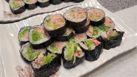 간단한데 맛있는 김밥 레시피 오이 참치김밥 만드는 법