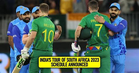 India's tour of South Africa 2023 schedule announced, 3 T20Is, 3 ODIs ...