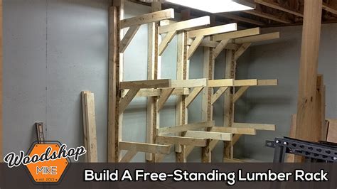 How to Make a Modular Lumber Rack - Woodshop Mike