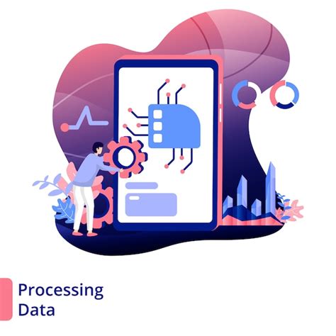 Procesamiento De Datos Ilustraci N Estilo Moderno Vector Premium