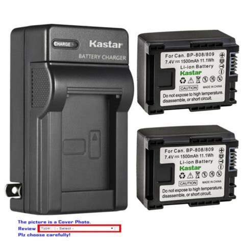 Kastar Battery Ac Wall Charger For Canon Bp Canon Vixia Hf Hf