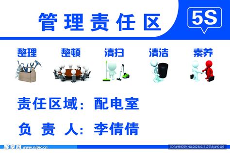 5s管理责任区设计图 海报设计 广告设计 设计图库 昵图网