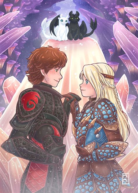 .httyd3 / hiccup and astrid by princessmimoza on DeviantArt