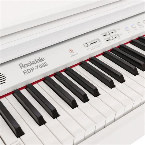 Купить Синтезатор и миди-клавиатура Rockdale Keys RDP-7088 White в Москве