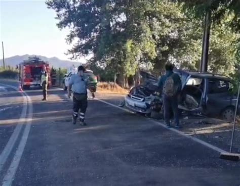 Colisi N Frontal Deja Cuatro Personas Lesionadas Una De Ellas De