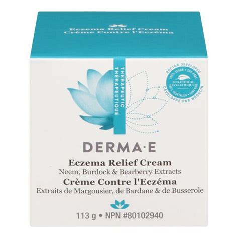 Derma E - Eczema Relief Cream, 113g - Walmart.com