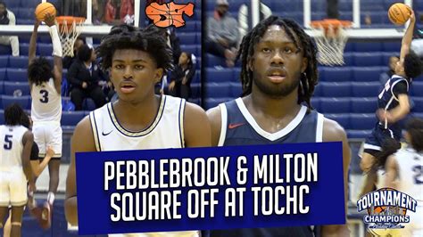 They Play Fast Pebblebrook And Milton Square Off At Tournament Of