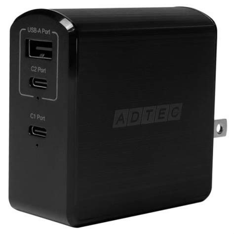 Adtec Apd A Ac Wp Bk Power Delivery Gan Ac W Usb Type