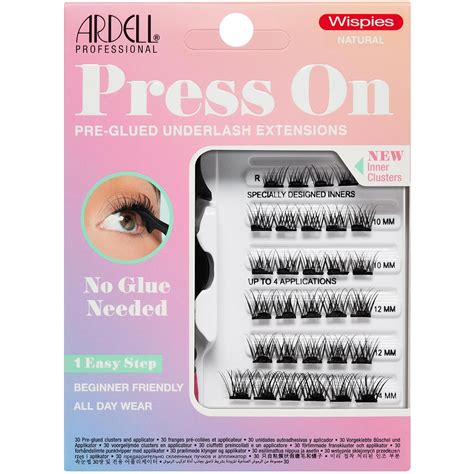 Amazon.com: Ardell Press On Pre-Glued Eyelash Extension with Applicator