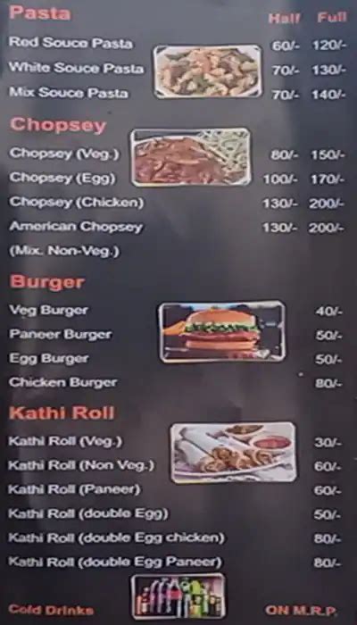 Menu at Indian Chinese Fast food, Delhi, D 393