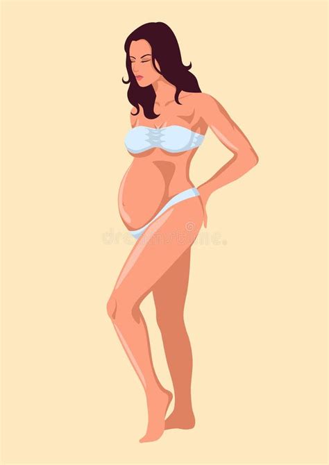 Pregnant Nude Woman Stock Illustrations Pregnant Nude Woman Stock Illustrations Vectors