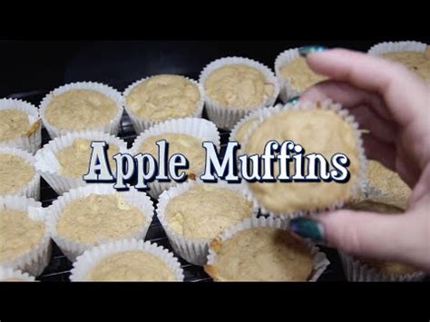 Apple Muffins Recipe Whispered Asmr Baking