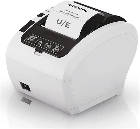 Munbyn Receipt Printer Mm With Usb Ethernet Port Thermal Pos Printer