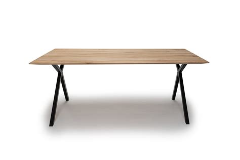 Eettafel Rechthoekig Facet Met X Tafelpoot Mister Tafel