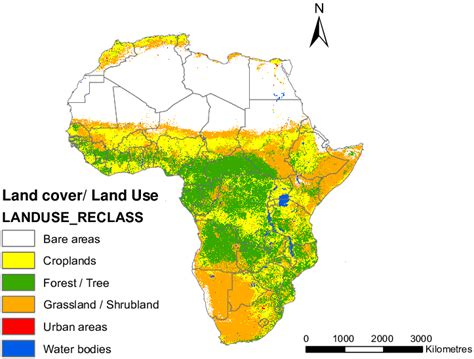 Land Map Of Africa