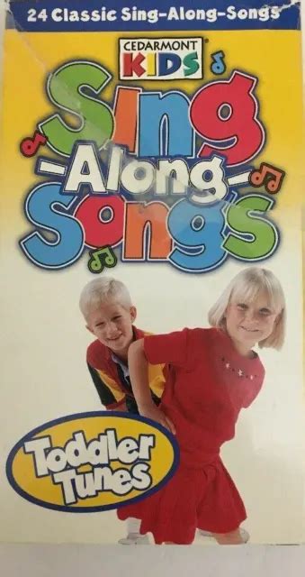 CEDARMONT KIDS-SING-ALONG-SONGS-TODDLER TUNES-VHS 2001-RARE-SHIPs N 24 HRS $80.64 - PicClick CA