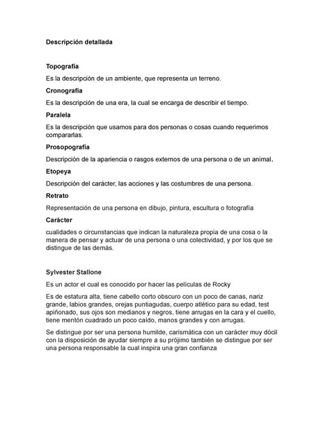 Actividad 3 verbal Descripción detallada Topografía Es la descripción