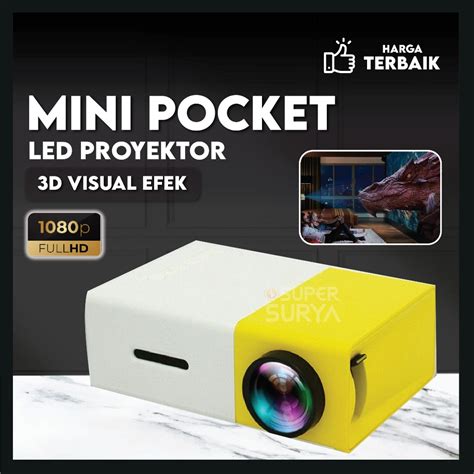 Jual Proyektor Mini YG300 1080HD LCD Projector Speaker Portable Home