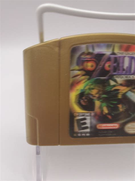 Mavin The Legend Of Zelda Majoras Mask Gold Holographic N64 Authentic