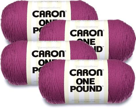 Caron One Pound Yarn 4 Pack Purple