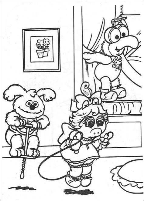 Kids-n-fun.com | 57 coloring pages of Muppet babies