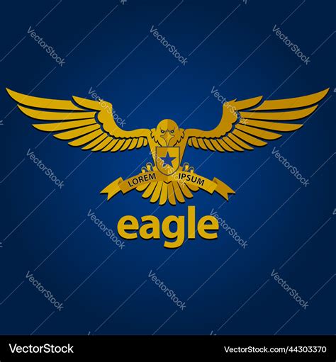 Eagle emblem Royalty Free Vector Image - VectorStock