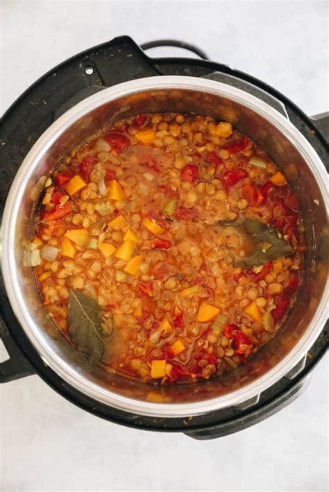 Instant Pot Lentil Soup - The Healthy Maven