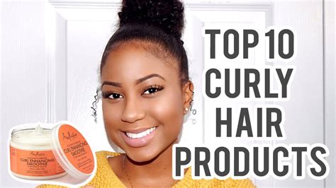 Top 10 Favourite Natural Curly Hair Products Youtube