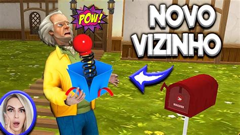 O NOVO VIZINHO MALVADO MALUCO Strange Neighbor Horror House YouTube