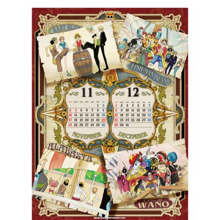 Calendrier A2 2024 One Piece Meccha Japan