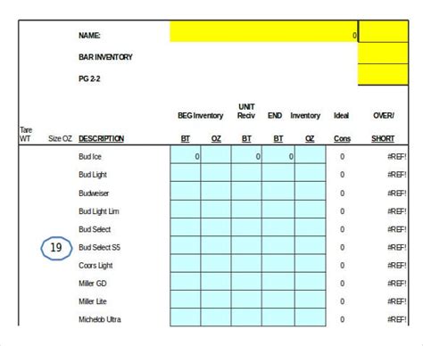 Beer Inventory Spreadsheet db-excel.com | Beer Inventory Spreadsheet ...