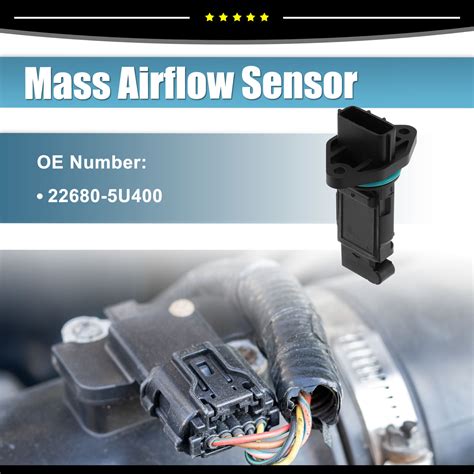 Medidor De Sensor De Flujo De Aire Masivo 22680 5U400 Apto Para Nissan