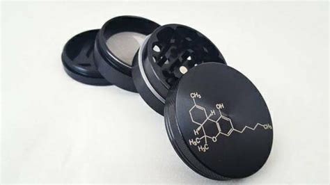 Thc Molecule Only 2 Inch 50mm Metal Herb Grinder Etsy